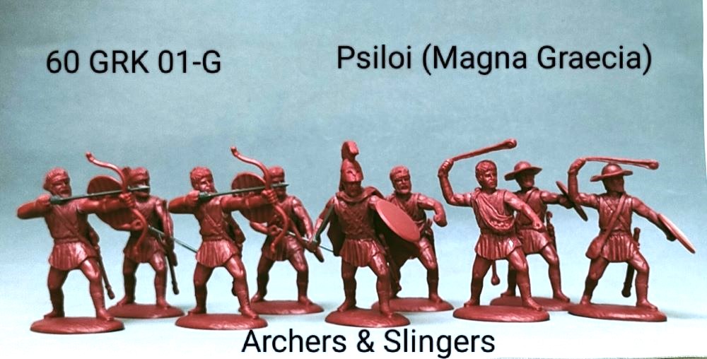 60 GRK 01-G    Psiloi (Archers & Slingers)